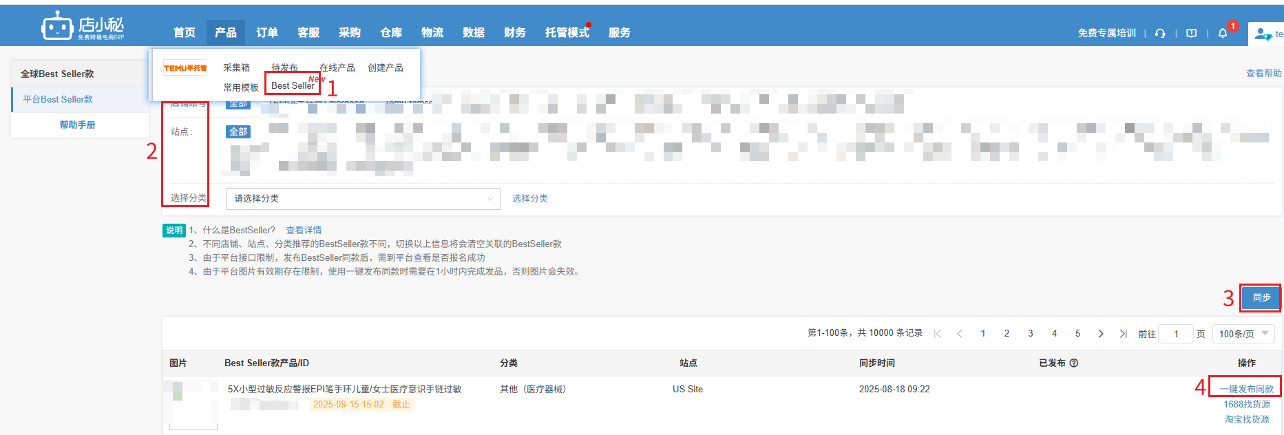 temu全球BestSeller款
